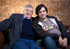 Derek Martin and his son David