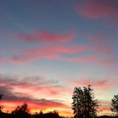 Photo of a sunrise