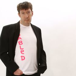 Man wearing a t-shirt with "Disabled" on it | Time to Change