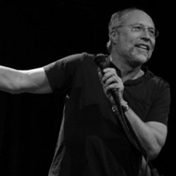 Peter, a Time to Change blogger, at a stand up comedy gig