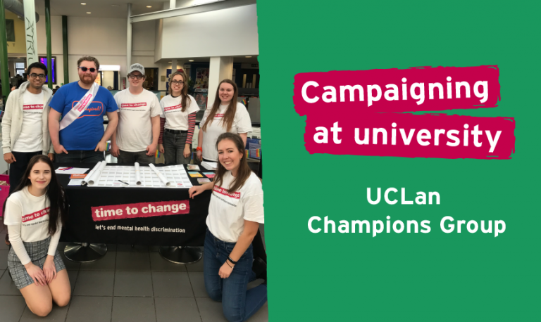 Campaigning at university: UCLan Champions Group