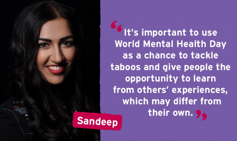 It’s important to use  World Mental Health Day  as a chance to tackle  taboos and give people the  opportunity to learn  from others’ experiences,  which may differ from their own. 